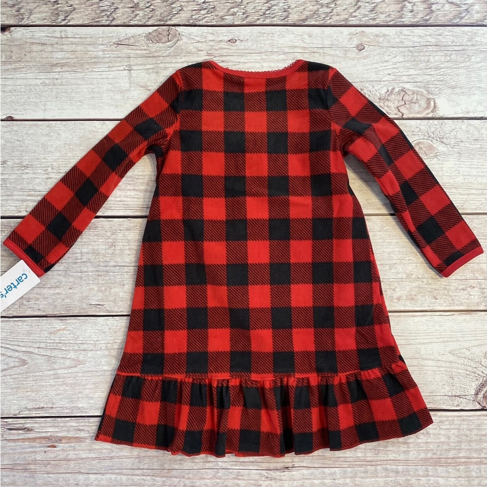 📌🆕 Carter’s • Buffalo Check • Matching Nightgown & Doll Nightgown Set - Picture 7 of 11